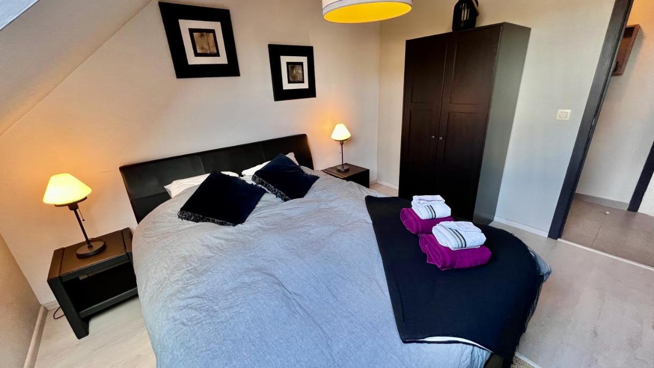 Loft En Duplex Avec Terrasse 3 Chambres Proche Pairi Daiza Mons Ngoại thất bức ảnh